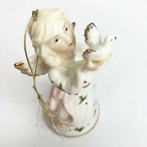 Formalities by Baum Bros Ivory Gold Porcelain Angel Ornament Decoration Figurine